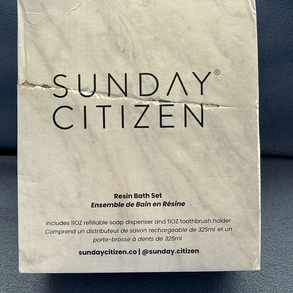Sunday citizen resin bath set..